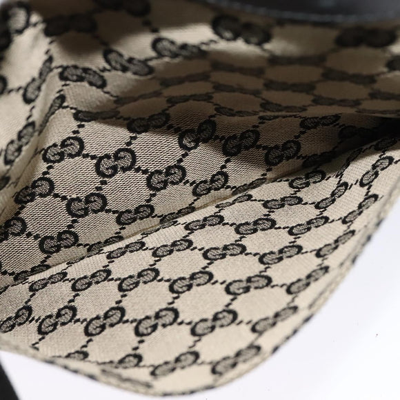 GUCCI GG Canvas Shoulder Bag Beige Gold 019 0348 Auth th5922