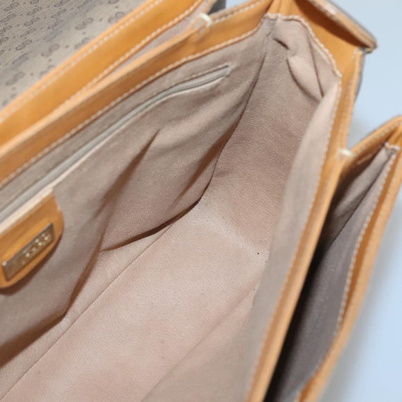 GUCCI Micro GG Supreme Shoulder Bag PVC Beige Gold 001 116 0924 Auth th5924