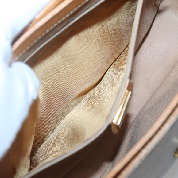 GUCCI Micro GG Supreme Shoulder Bag PVC Beige Gold 001 116 0924 Auth th5924