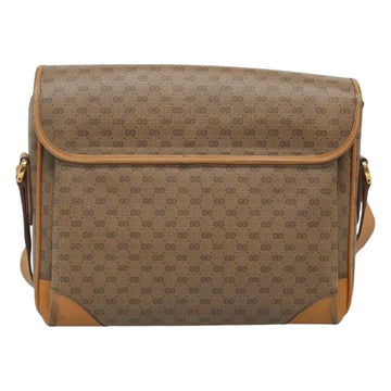 GUCCI Micro GG Supreme Shoulder Bag PVC Beige Gold 001 116 0924 Auth th5924 - 0