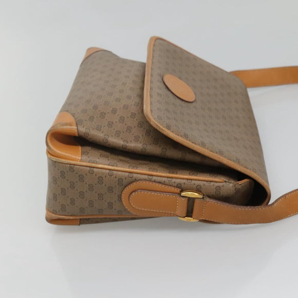 GUCCI Micro GG Supreme Shoulder Bag PVC Beige Gold 001 116 0924 Auth th5924