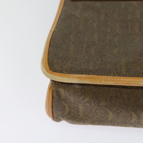 GUCCI Hand Bag Canvas 2way Beige Gold 000 46 0274 Auth th5937