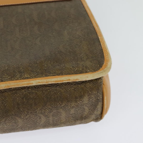 GUCCI Hand Bag Canvas 2way Beige Gold 000 46 0274 Auth th5937