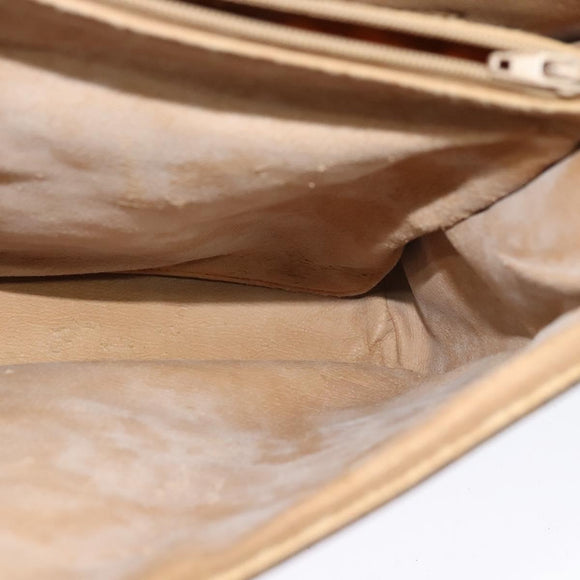 GUCCI Hand Bag Canvas 2way Beige Gold 000 46 0274 Auth th5937