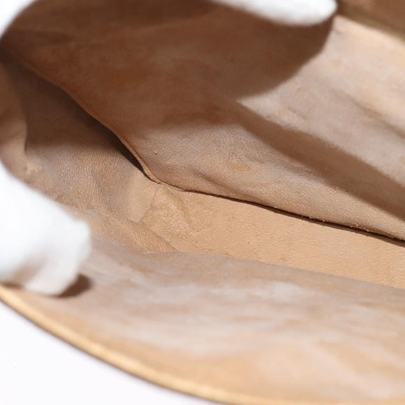 GUCCI Hand Bag Canvas 2way Beige Gold 000 46 0274 Auth th5937