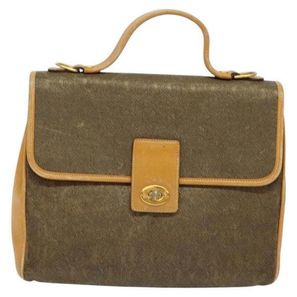 GUCCI Hand Bag Canvas 2way Beige Gold 000 46 0274 Auth th5937