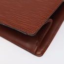 LOUIS VUITTON Epi Trousse Crete Pouch Brown M48403 LV Auth th5942-15