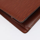 LOUIS VUITTON Epi Trousse Crete Pouch Brown M48403 LV Auth th5942-16