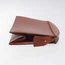 LOUIS VUITTON Epi Trousse Crete Pouch Brown M48403 LV Auth th5942-3