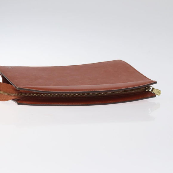 LOUIS VUITTON Epi Trousse Crete Pouch Brown M48403 LV Auth th5942