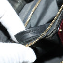 LOEWE Shoulder Bag Canvas Gray Gold Auth th5947-12