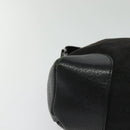 GUCCI GG Canvas Shoulder Bag Black Silver 114273 Auth th5949-8