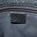 GUCCI GG Canvas Shoulder Bag Black Silver 114273 Auth th5949-18