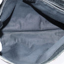 GUCCI GG Canvas Shoulder Bag Black Silver 114273 Auth th5949-11