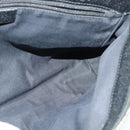 GUCCI GG Canvas Shoulder Bag Black Silver 114273 Auth th5949-19