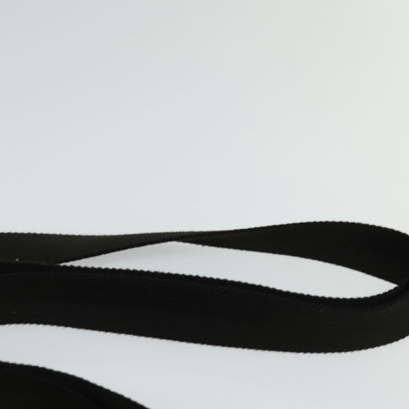 GUCCI GG Canvas Shoulder Bag Black Silver 114273 Auth th5949