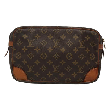 LOUIS VUITTON Monogram Compiegne 28 Clutch Bag M51845 LV Auth th5968 - 0