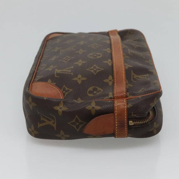 LOUIS VUITTON Monogram Compiegne 28 Clutch Bag M51845 LV Auth th5968
