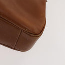 GUCCI Bamboo Hand Bag Leather 2way Brown Gold 001 3444 1638 Auth th5971-9