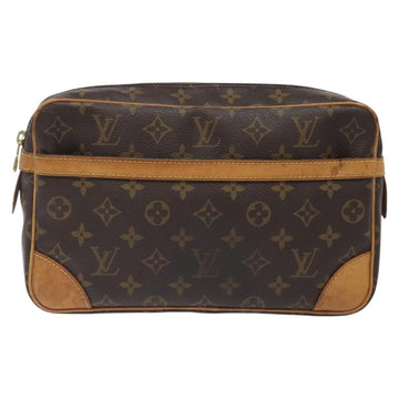 LOUIS VUITTON Monogram Compiegne 28 Clutch Bag M51845 LV Auth th5979 - 0