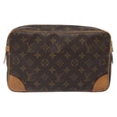 LOUIS VUITTON Monogram Compiegne 28 Clutch Bag M51845 LV Auth th5979-3