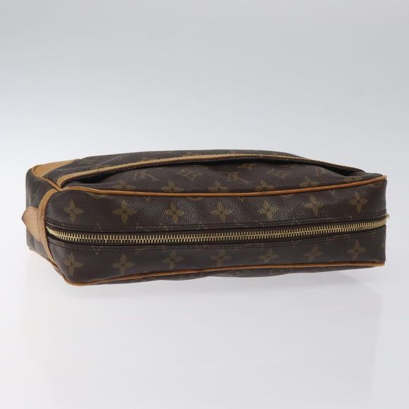 LOUIS VUITTON Monogram Compiegne 28 Clutch Bag M51845 LV Auth th5979