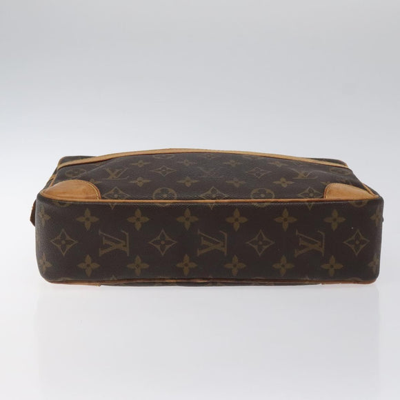 LOUIS VUITTON Monogram Compiegne 28 Clutch Bag M51845 LV Auth th5979