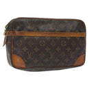 LOUIS VUITTON Monogram Compiegne 28 Clutch Bag M51845 LV Auth th5985-1