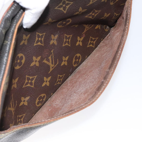 LOUIS VUITTON Monogram Compiegne 28 Clutch Bag M51845 LV Auth th5985