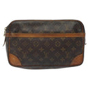 LOUIS VUITTON Monogram Compiegne 28 Clutch Bag M51845 LV Auth th5985-13