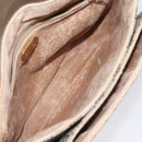 GUCCI GG Plus Supreme Shoulder Bag PVC Beige Gold Auth th5987-18