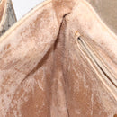 GUCCI GG Plus Supreme Shoulder Bag PVC Beige Gold Auth th5987-20