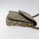 GUCCI GG Plus Supreme Shoulder Bag PVC Beige Gold Auth th5987-4