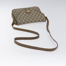 GUCCI GG Plus Supreme Shoulder Bag PVC Beige Gold Auth th5987-7