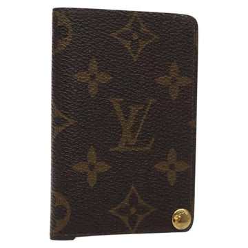 LOUIS VUITTON Monogram Porto Cartes Credit Pression Card Case M60937 Auth th6004