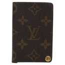 LOUIS VUITTON Monogram Porto Cartes Credit Pression Card Case M60937 Auth th6004-2