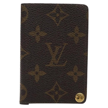 LOUIS VUITTON Monogram Porto Cartes Credit Pression Card Case M60937 Auth th6004 - 0