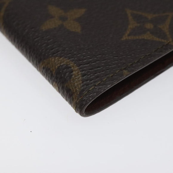 LOUIS VUITTON Monogram Porto Cartes Credit Pression Card Case M60937 Auth th6004