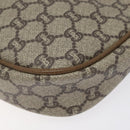 GUCCI GG Plus Supreme Shoulder Bag PVC Beige Auth th6012-10