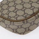 GUCCI GG Plus Supreme Shoulder Bag PVC Beige Auth th6012-11