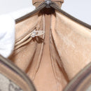 GUCCI GG Plus Supreme Shoulder Bag PVC Beige Auth th6012-18