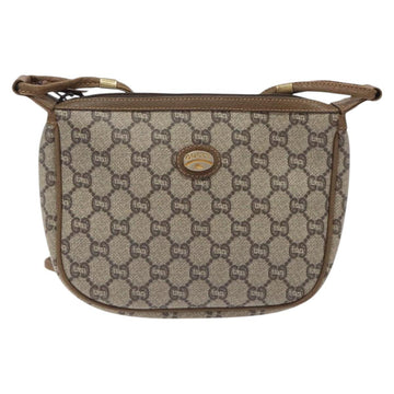 GUCCI GG Plus Supreme Shoulder Bag PVC Beige Auth th6012 - 0