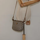 GUCCI GG Plus Supreme Shoulder Bag PVC Beige Auth th6012-21