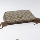 GUCCI GG Plus Supreme Shoulder Bag PVC Beige Auth th6012-6