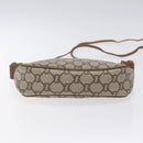 GUCCI GG Plus Supreme Shoulder Bag PVC Beige Auth th6012-9