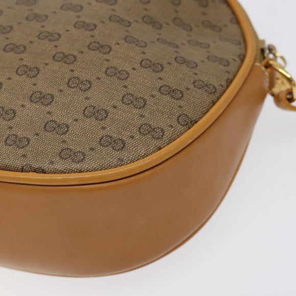 GUCCI Micro GG Supreme Shoulder Bag PVC Beige Gold 007 89 0094 Auth th6021