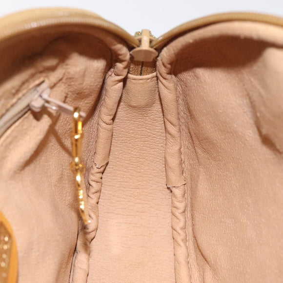 GUCCI Micro GG Supreme Shoulder Bag PVC Beige Gold 007 89 0094 Auth th6021