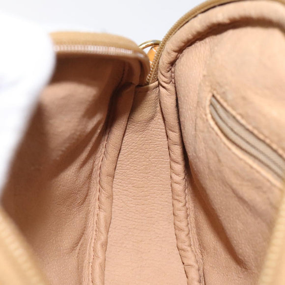 GUCCI Micro GG Supreme Shoulder Bag PVC Beige Gold 007 89 0094 Auth th6021