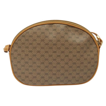 GUCCI Micro GG Supreme Shoulder Bag PVC Beige Gold 007 89 0094 Auth th6021 - 0