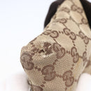 GUCCI GG Canvas Waist bag Beige Silver 28566 Auth th6023-14